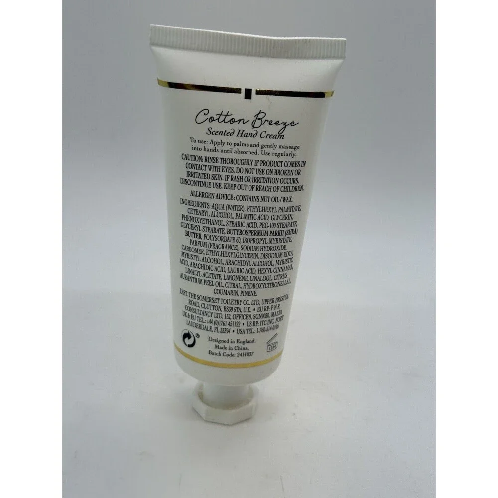 Asquith & Somerset Hand Cream Collection 60ml Cotton Breeze‎ 60 ML/2.02 FLOz